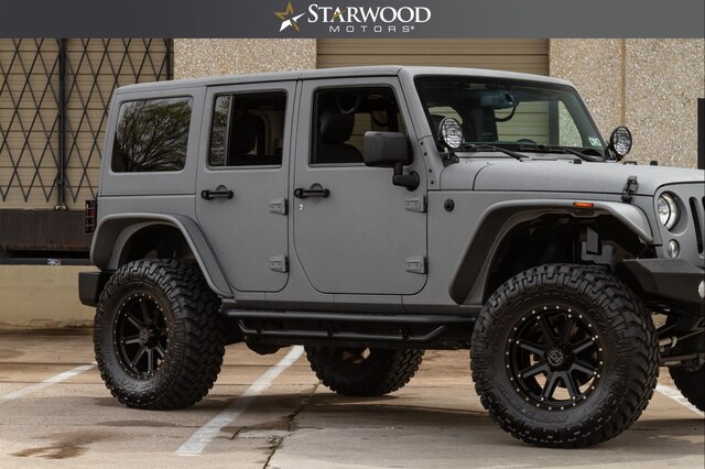 2014 Jeep Wrangler Unlimited PHANTOM GRAY FINISH CUSTOM LEATHER 35 ...